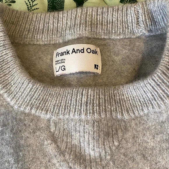 ⚡️SOLD⚡️Frank and Oak wool sweater - Picture 2 of 4